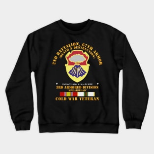 2nd Bn 67th Armor -  3rd AR Div w COLD SVC Crewneck Sweatshirt